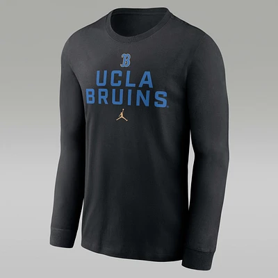 UCLA Sideline Men's Jordan Brand Dri-FIT College Long-Sleeve T-Shirt