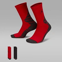 Jordan Dri-FIT Crew Socks (2-Pack) Big Kids'