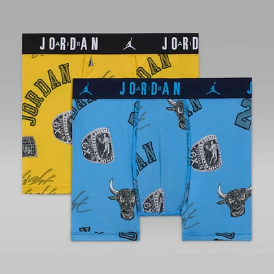 Jordan Dri-FIT MJ Essentials Big Kids' Printed Boxer Briefs