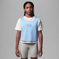 Jordan Training Camp Big Kids' Mesh Overlay T-Shirt