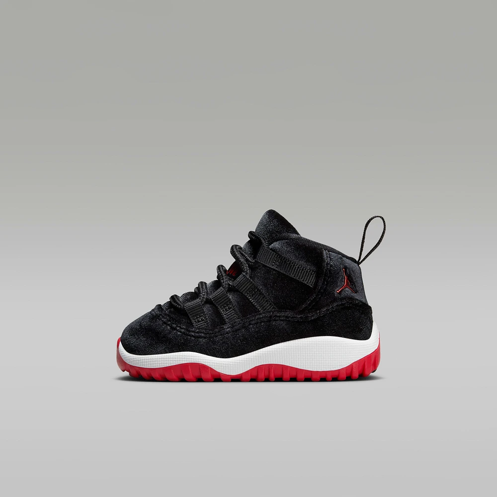 Jordan 11 Retro "Bred Velvet" Baby/Toddler Shoes