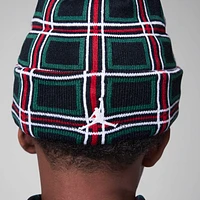 Jordan Big Kids' Holiday Plaid Pom Beanie