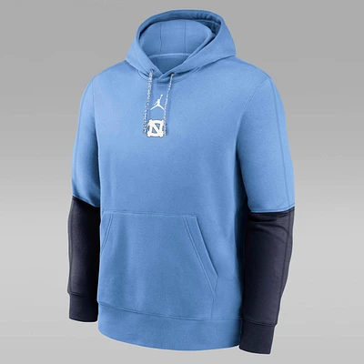 North Carolina Tar Heels Sideline Team Issue Club Men's Nike College Pullover Hoodie