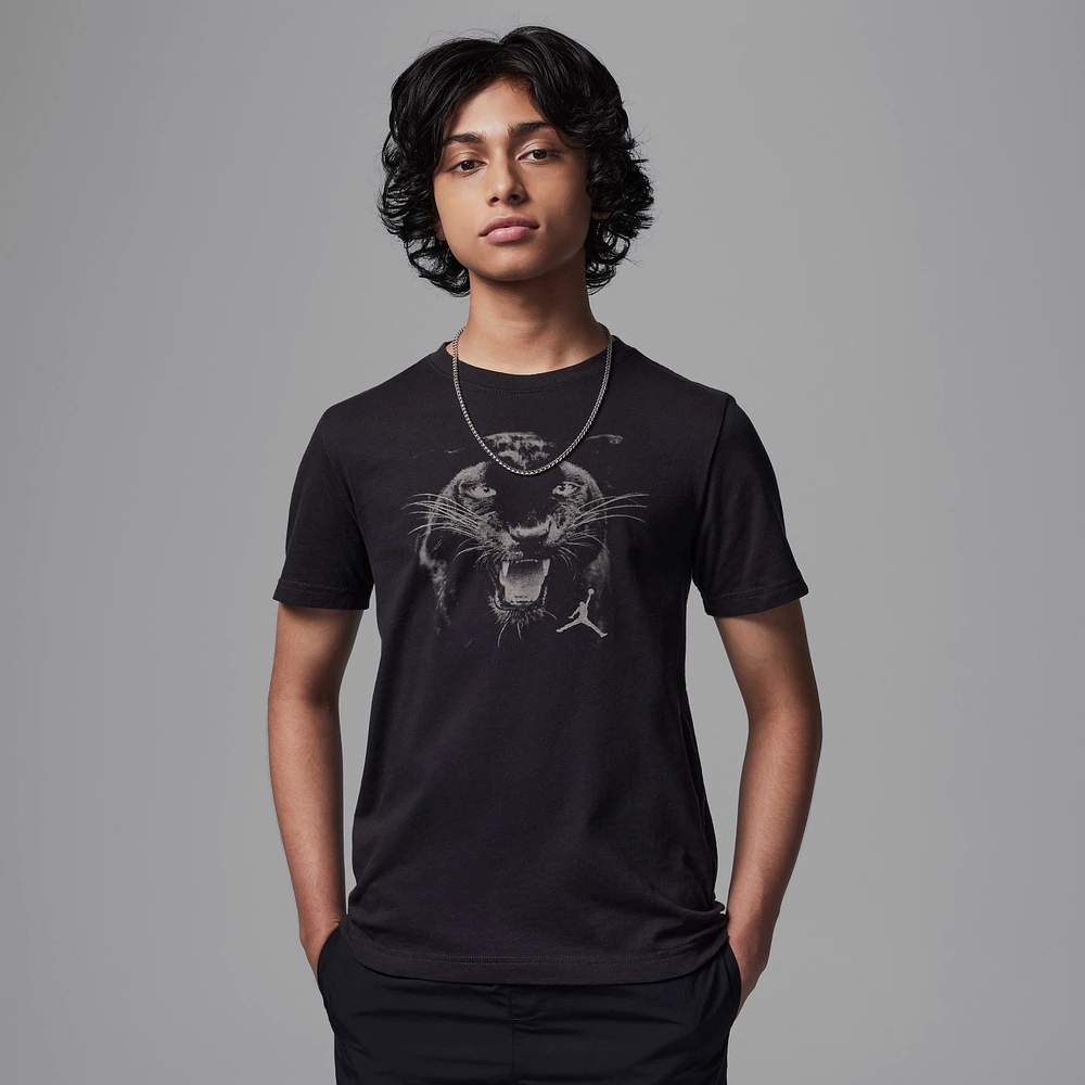 Air Jordan 3 Big Kids' Panther Graphic T-Shirt