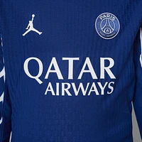 Paris Saint-Germain 2024/25 Match Fourth Big Kids' Jordan Dri-FIT ADV Soccer Authentic Long-Sleeve Jersey