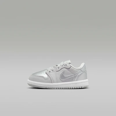 Jordan 1 Retro Low "Silver" Baby/Toddler Shoes