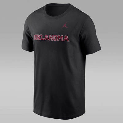 Oklahoma Sooners Primetime Wordmark Men's Jordan College T-Shirt