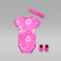 Jordan Brooklyn Essentials Baby (0-9M) 3-Piece Printed Bodysuit Set