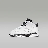 Jordan 6 Retro "White/Black" Little Kids' Shoes