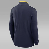 Michigan Wolverines Victory Men's Jordan Brand Dri-FIT College 1/2-Zip Long-Sleeve Top