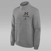 Michigan Wolverines Primetime Club Men's Jordan College 1/2-Zip Crew