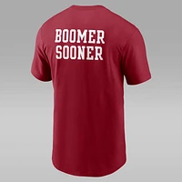 Oklahoma 2-Hit Stacked Men's Nike College T-Shirt