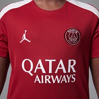 Paris Saint-Germain Strike Fourth Big Kids' Jordan Dri-FIT Soccer Knit Short-Sleeve Top
