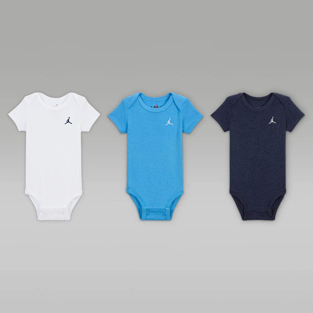 Jordan Everyday Essentials Baby Bodysuits (3-Pack)