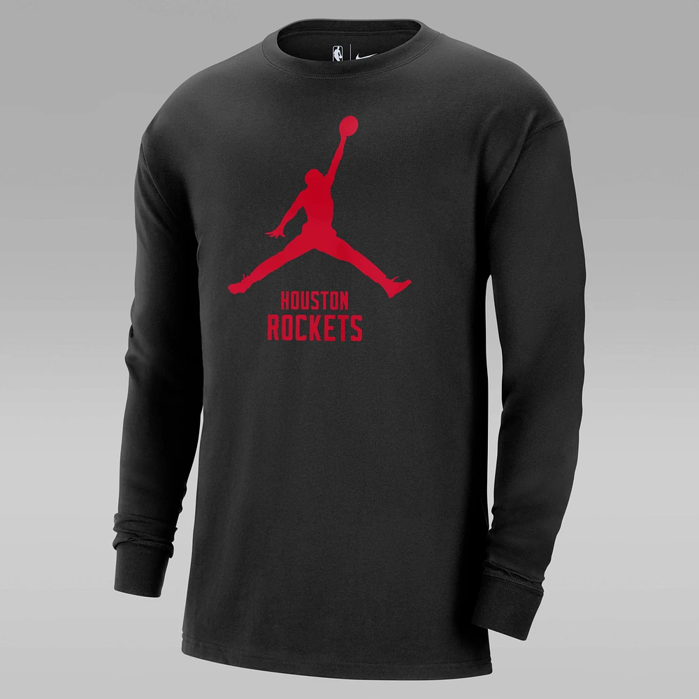 Houston Rockets Essential Men's Jordan NBA Long-Sleeve T-Shirt