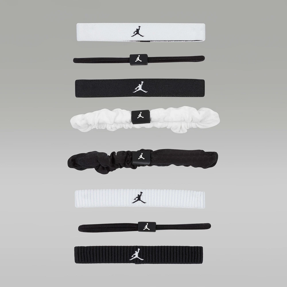 Jordan Sport Mixed Elastic Hair Ties (8-Pack)