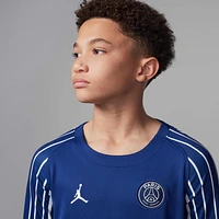 Paris Saint-Germain 2024/25 Stadium Fourth Big Kids' Jordan Dri-FIT Soccer Replica Long-Sleeve Jersey