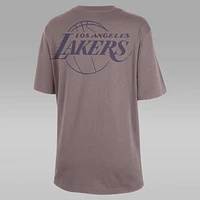 Los Angeles Lakers Courtside Statement Edition Women's Jordan NBA T-Shirt