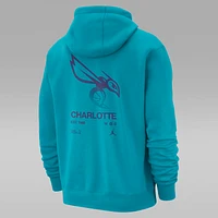 Charlotte Hornets Club Courtside Men's Nike NBA Pullover Hoodie