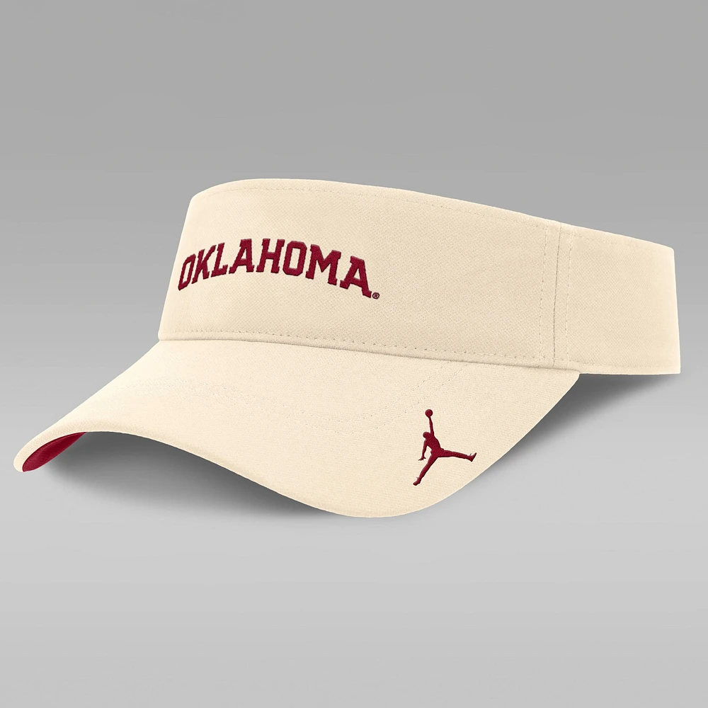 Oklahoma Sooners Primetime Ace Men's Jordan Brand Dri-FIT College Adjustable Visor