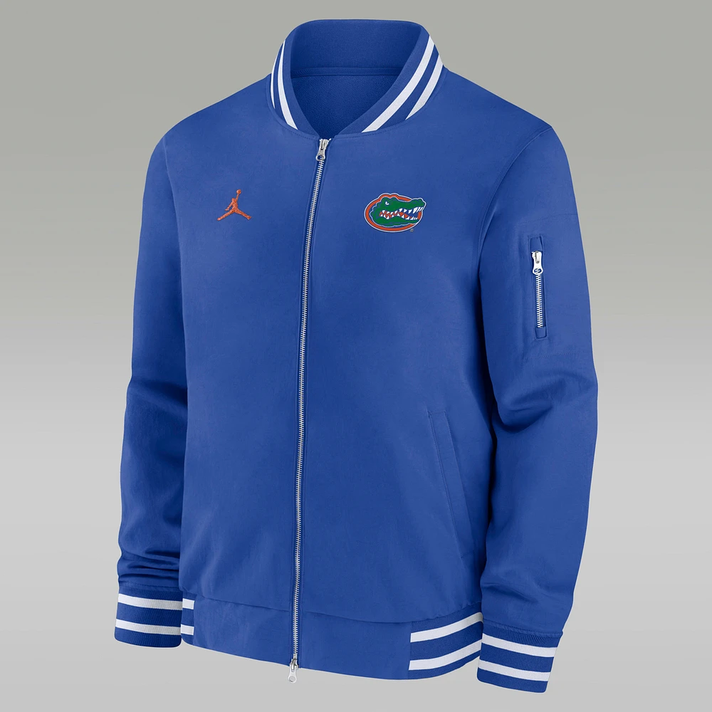 Florida Gators Sideline Men's Jordan College Full-Zip Bomber Jacket