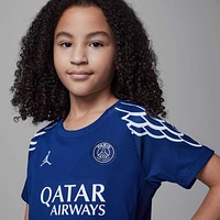 Paris Saint-Germain 2025 Stadium Fourth Little Kids' Jordan Soccer Replica 3-Piece Kit