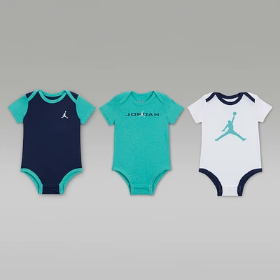 Jordan Brooklyn Essentials Baby (0-9M) Bodysuits (3-Pack)