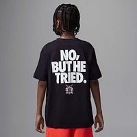 Jordan Big Kids' "But He Tried" T-Shirt