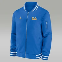 UCLA Bruins Sideline Men's Jordan College Full-Zip Bomber Jacket