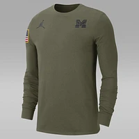 Michigan Men's Jordan College Long-Sleeve T-Shirt