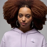 Jordan Flight Fleece Women's Satin-Lined Pullover Hoodie