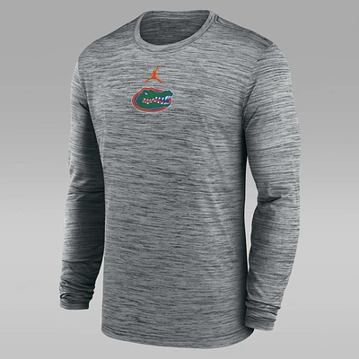 Florida Sideline Velocity Men's Jordan Brand Dri-FIT College Long-Sleeve T-Shirt