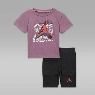 Jordan Air 3-D Baby (12-24M) 2-Piece Shorts Set