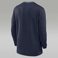 North Carolina Tar Heels Sideline Coach Men's Jordan Dri-FIT College 1/2-Zip Long-Sleeve Top