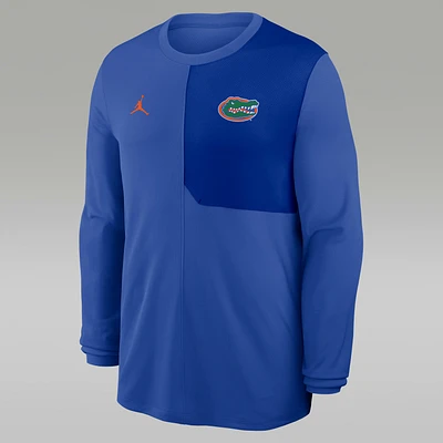 Florida Sideline Coach Men's Jordan Brand Dri-FIT College Long-Sleeve Top