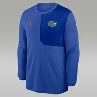 Florida Sideline Coach Men's Jordan Brand Dri-FIT College Long-Sleeve Top