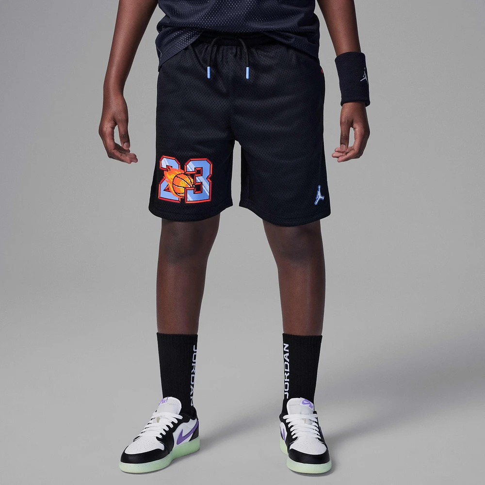 Jordan Customized Air Big Kids' Flame Shorts