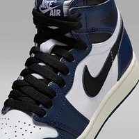 Air Jordan 1 High OG "Midnight Navy" Big Kids' Shoes