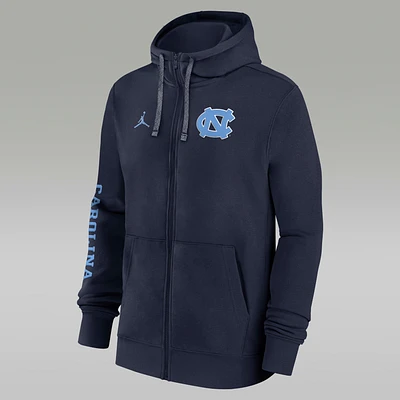 North Carolina Tar Heels Sideline Team Issue Men's Jordan College Full-Zip Hoodie