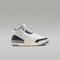 Jordan 3 Retro "Cement Grey" Little Kids' Shoes