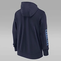 North Carolina Tar Heels Sideline Team Issue Men's Jordan College Full-Zip Hoodie
