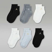 Jordan Everyday Essentials Big Kids' Ankle Socks (6 Pairs)