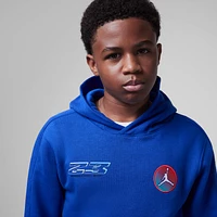 Jordan MJ Moto Big Kids' Fleece Pullover Hoodie