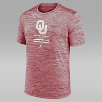 Oklahoma Sooners Campus Center Block Velocity Men's Nike Dri-FIT College T-Shirt