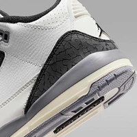 Jordan 3 Retro "Cement Grey" Little Kids' Shoes