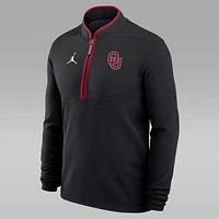 Oklahoma Sooners Victory Men's Jordan Brand Dri-FIT College 1/2-Zip Long-Sleeve Top