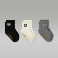 Jordan Baby/Toddler See Me Shine Gripper Socks (3 Pairs)