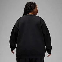 Jordan Flight Fleece Women's Crew-Neck Sweatshirt (Plus Size)