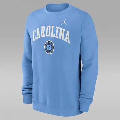 North Carolina Tar Heels Arched Seal Men's Jordan College Pullover Crew