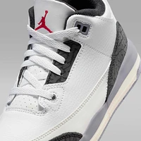 Jordan 3 Retro "Cement Grey" Little Kids' Shoes